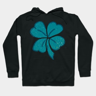 Green Clover Shamrock Drawing Hoodie